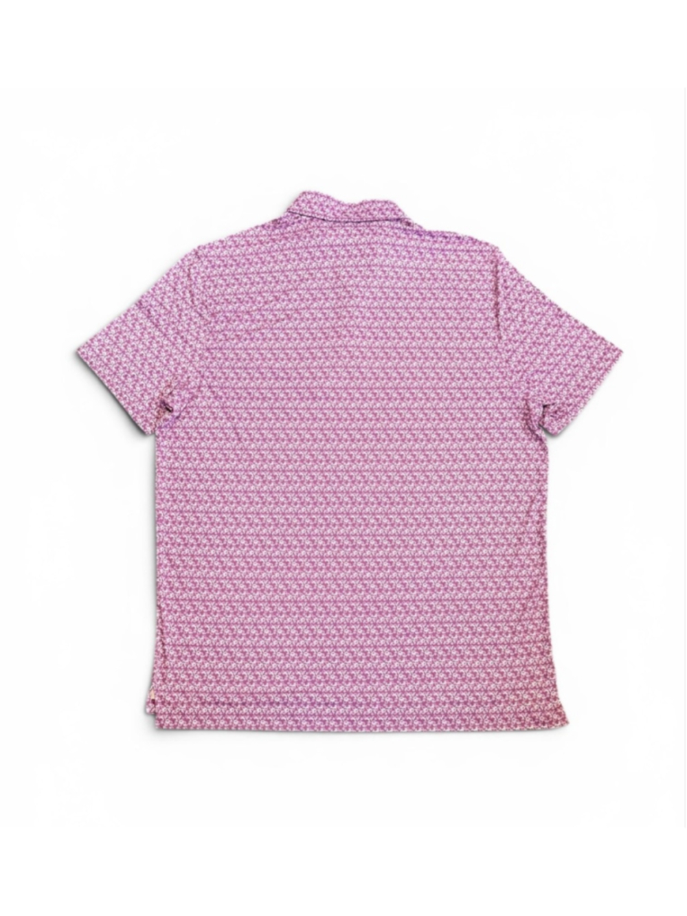 1764 Signature Golf Polo Shirt XL Purple Bicycle Print Performance Short Sleeve - Picture 3 of 8